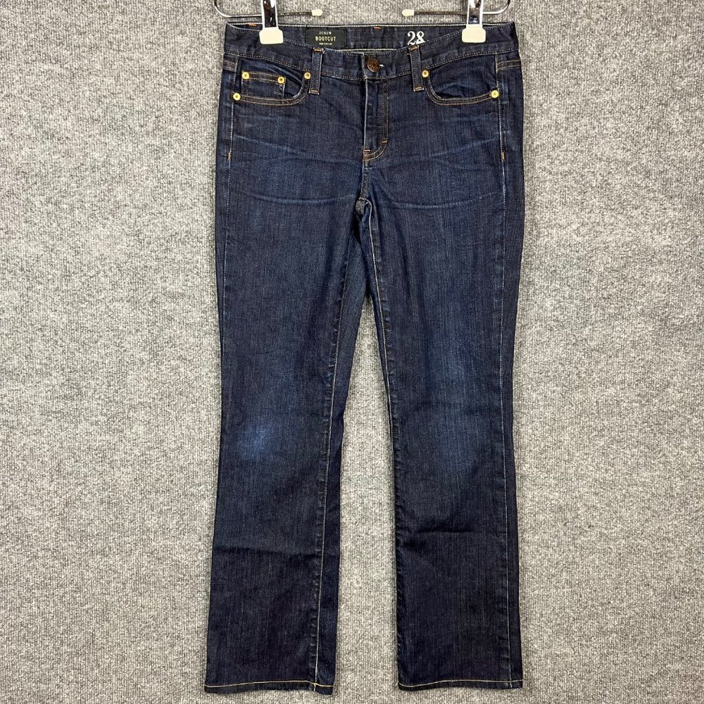 J.Crew Bootcut Women's Size 28 Regular Dark Wash Jean Denim